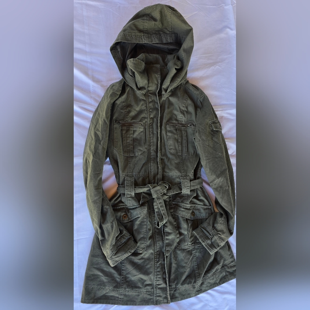 VINTAGE ANCHOR BLUE WOMENS COAT